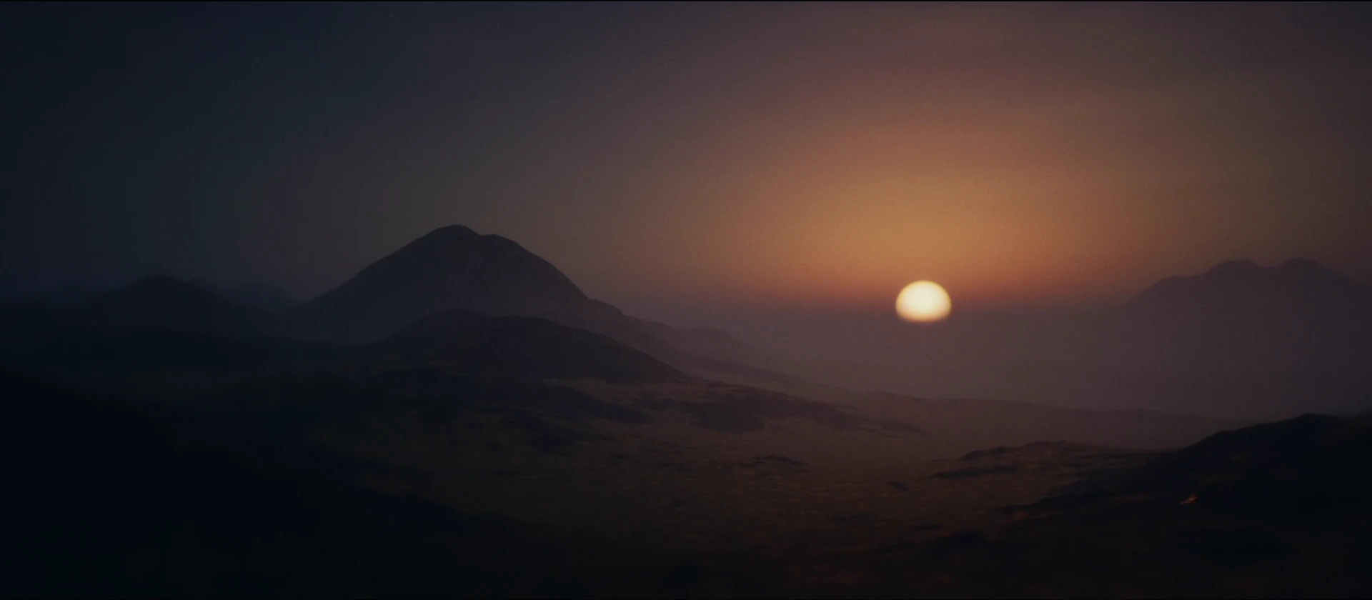 Light above the hills