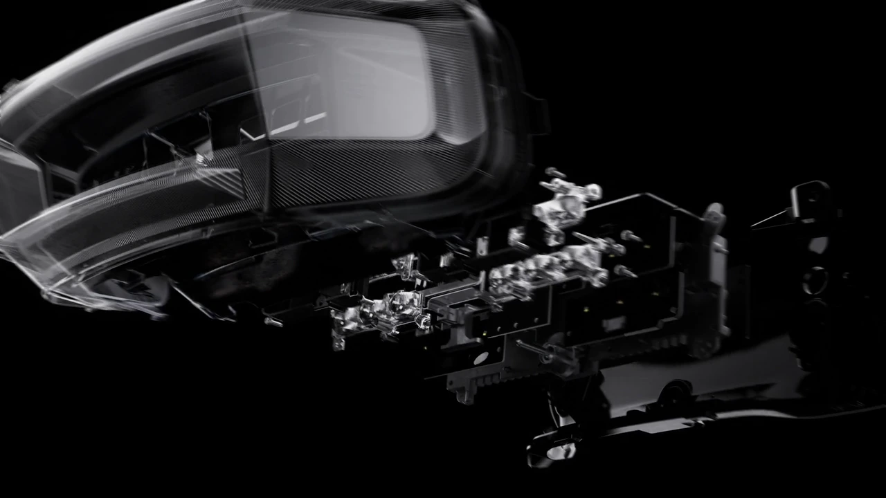 Gogoro Headlamp — exploded components