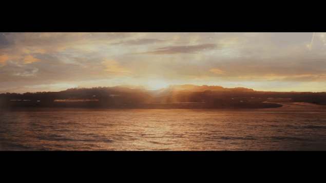 yu guang island — Sunrise over water