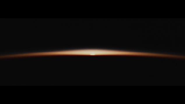 yu guang island — Thin light at a planetary horizon